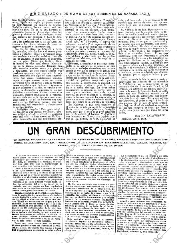 ABC MADRID 02-05-1925 página 8
