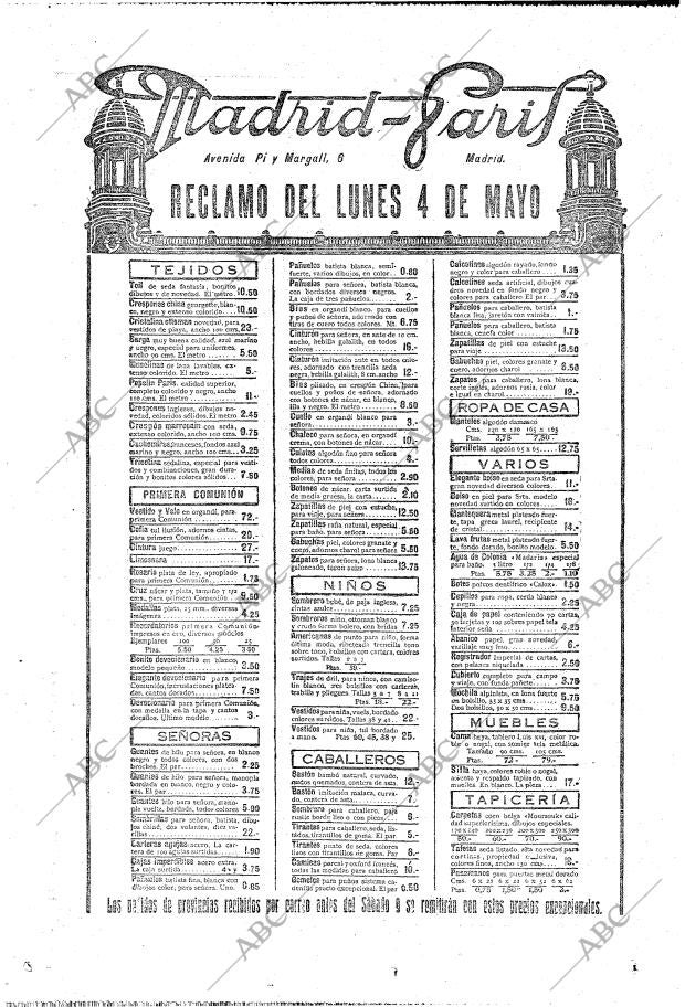 ABC MADRID 03-05-1925 página 20