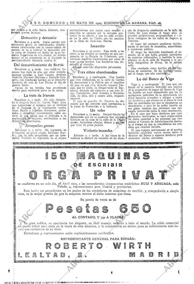 ABC MADRID 03-05-1925 página 28