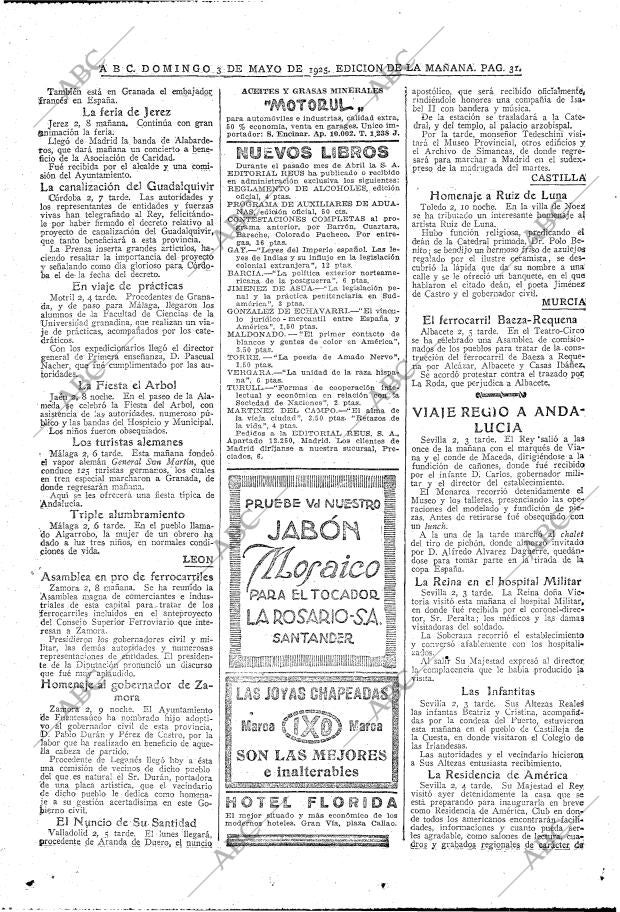 ABC MADRID 03-05-1925 página 31