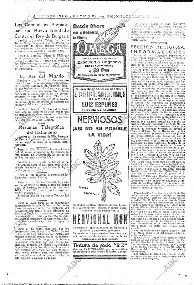 ABC MADRID 03-05-1925 página 36