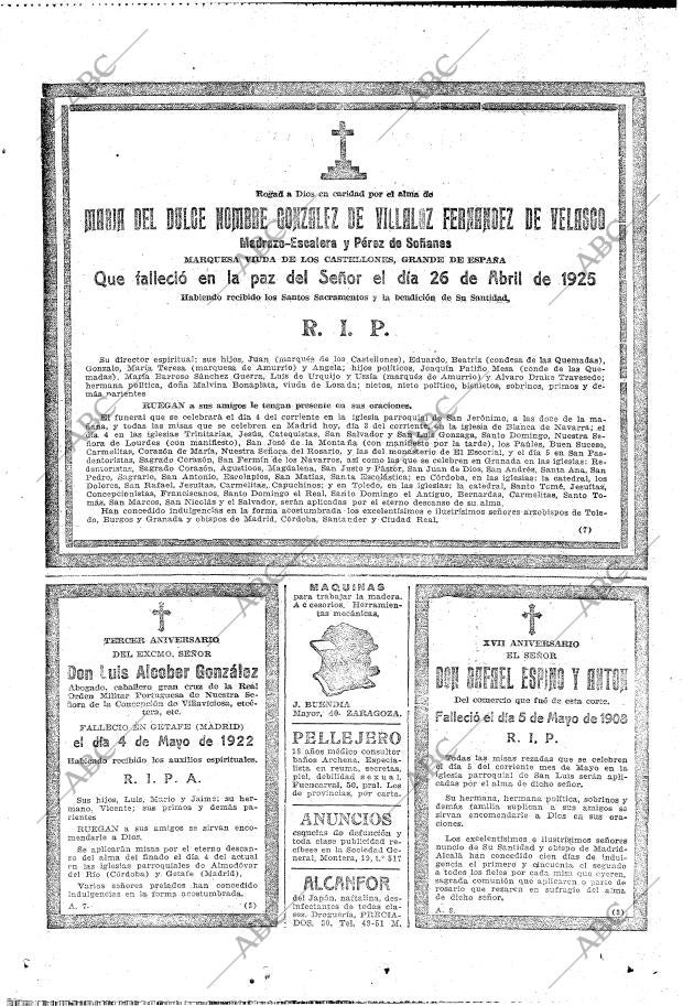 ABC MADRID 03-05-1925 página 46