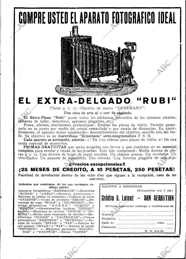 BLANCO Y NEGRO MADRID 03-05-1925 página 15