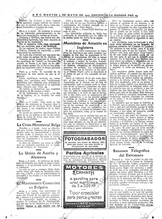 ABC MADRID 05-05-1925 página 24