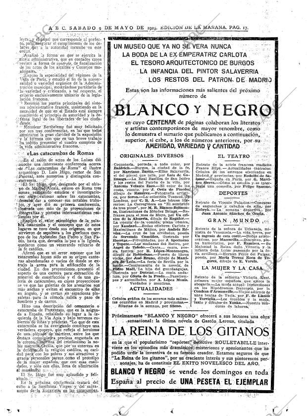 ABC MADRID 09-05-1925 página 17