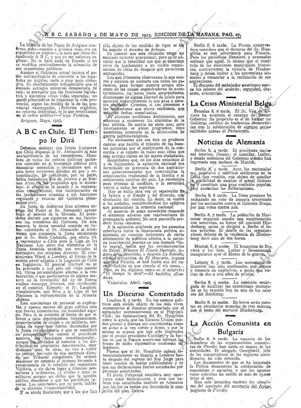 ABC MADRID 09-05-1925 página 27