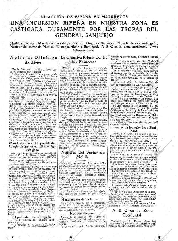 ABC MADRID 09-05-1925 página 9