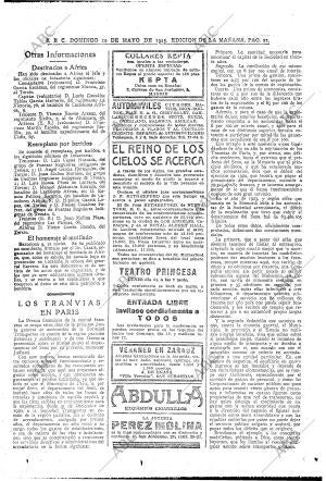 ABC MADRID 10-05-1925 página 19