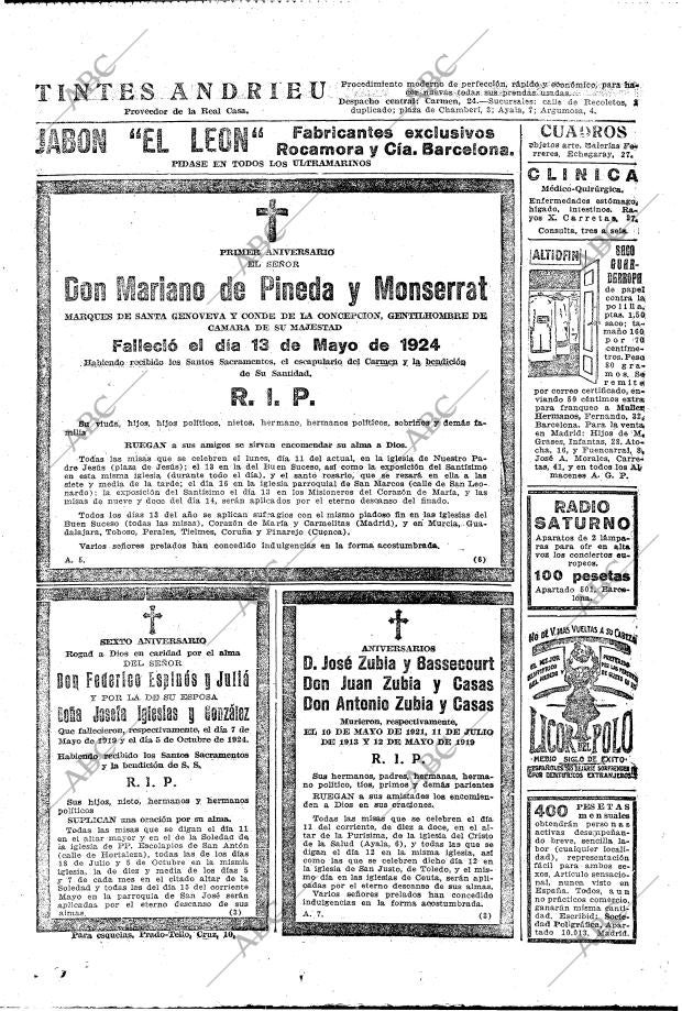 ABC MADRID 10-05-1925 página 43
