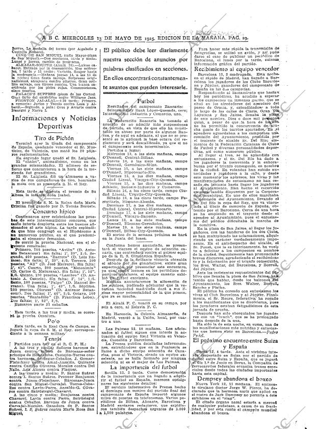 ABC MADRID 13-05-1925 página 29