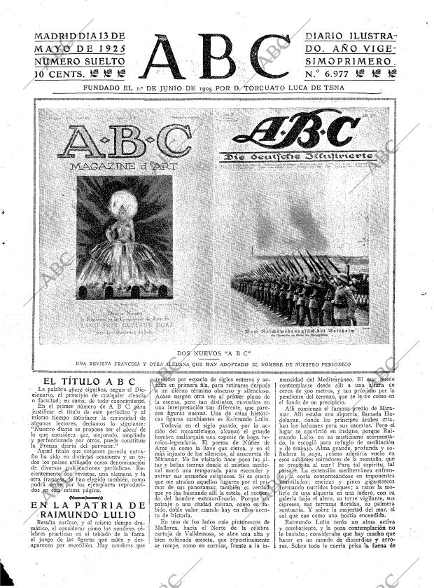 ABC MADRID 13-05-1925 página 3