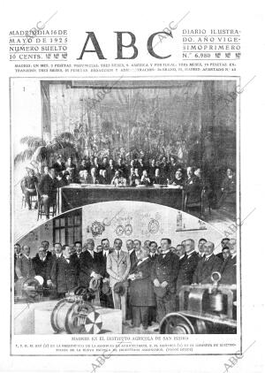 ABC MADRID 16-05-1925 página 1