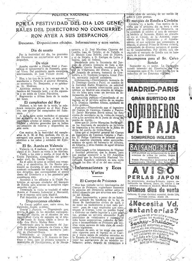 ABC MADRID 16-05-1925 página 14