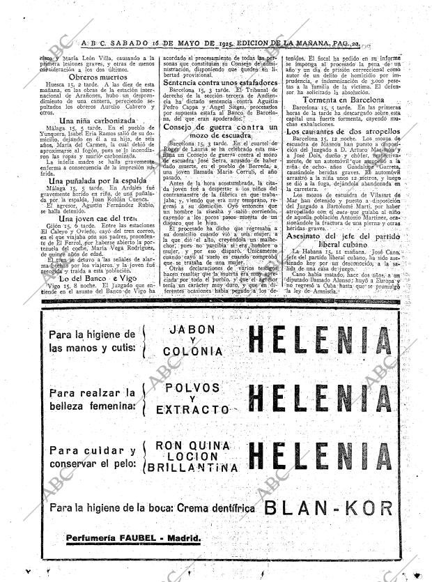 ABC MADRID 16-05-1925 página 20