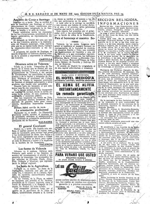 ABC MADRID 16-05-1925 página 24