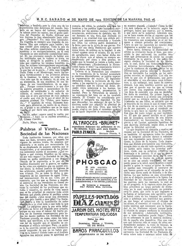 ABC MADRID 16-05-1925 página 26
