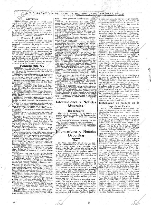 ABC MADRID 16-05-1925 página 30