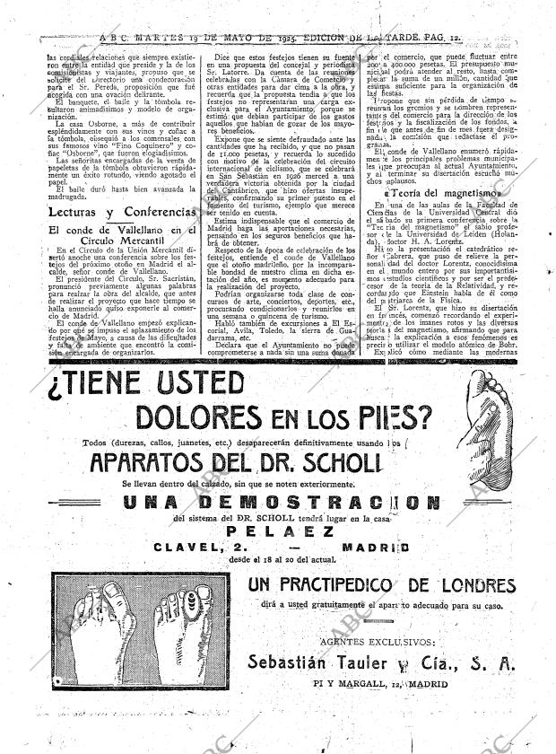 ABC MADRID 19-05-1925 página 12