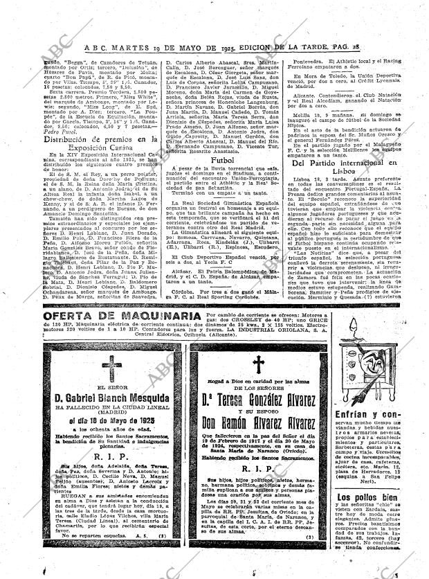 ABC MADRID 19-05-1925 página 28