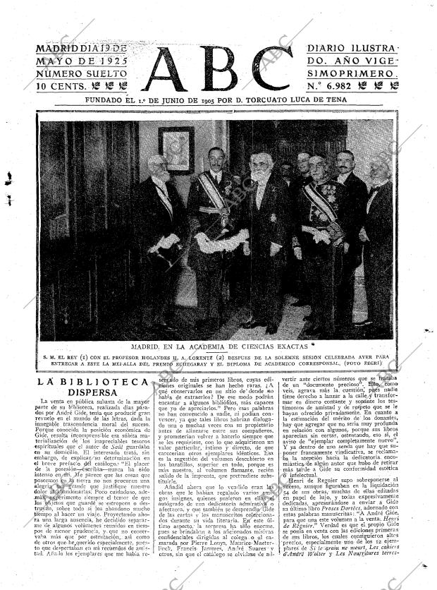 ABC MADRID 19-05-1925 página 3