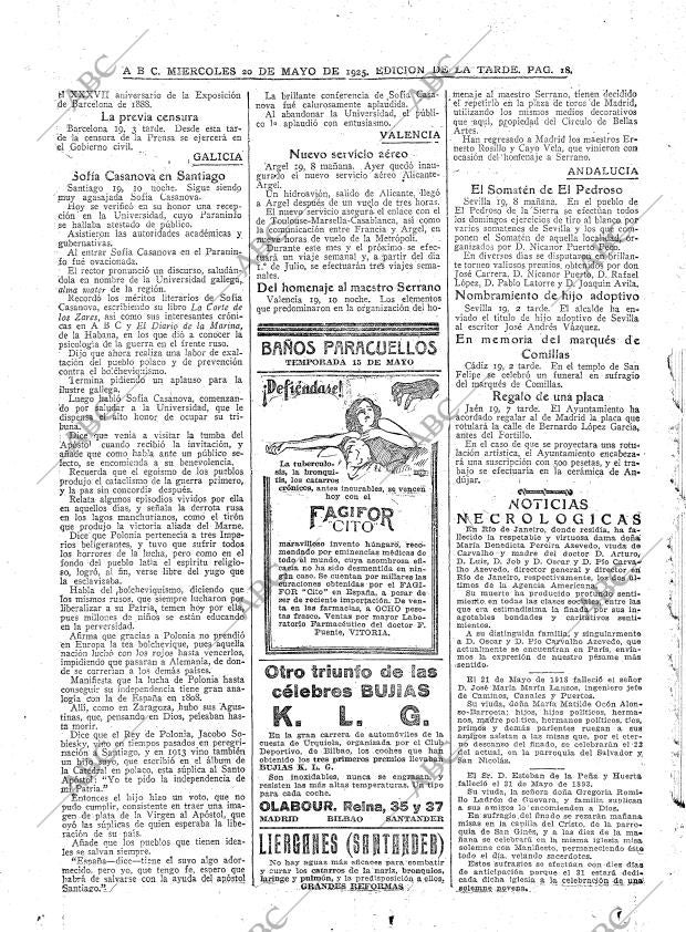 ABC MADRID 20-05-1925 página 18