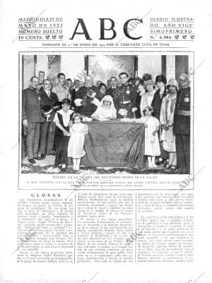 ABC MADRID 21-05-1925 página 1