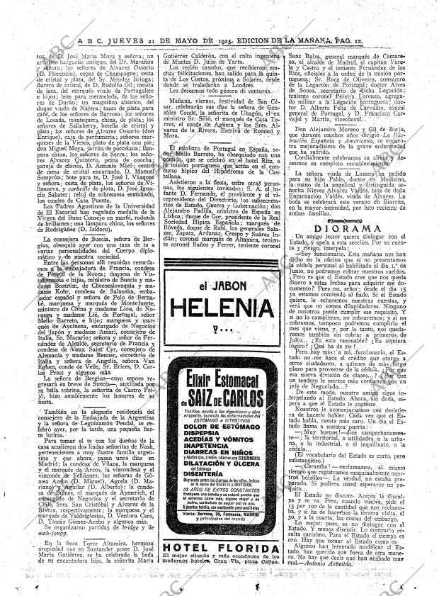 ABC MADRID 21-05-1925 página 12