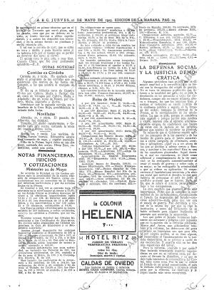 ABC MADRID 21-05-1925 página 14