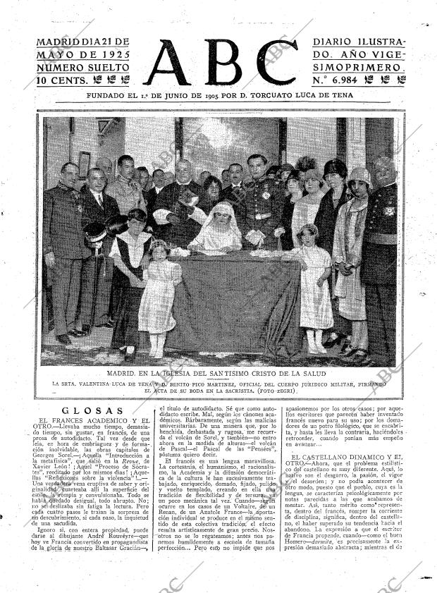 ABC MADRID 21-05-1925 página 3