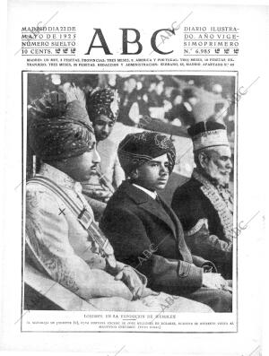 ABC MADRID 22-05-1925 página 1