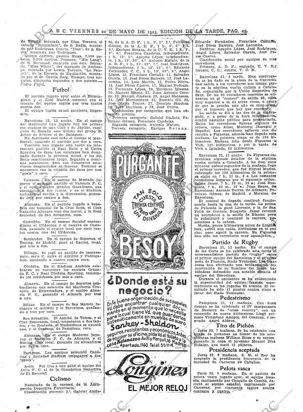 ABC MADRID 22-05-1925 página 25