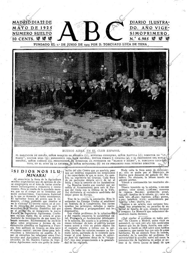 ABC MADRID 22-05-1925 página 3