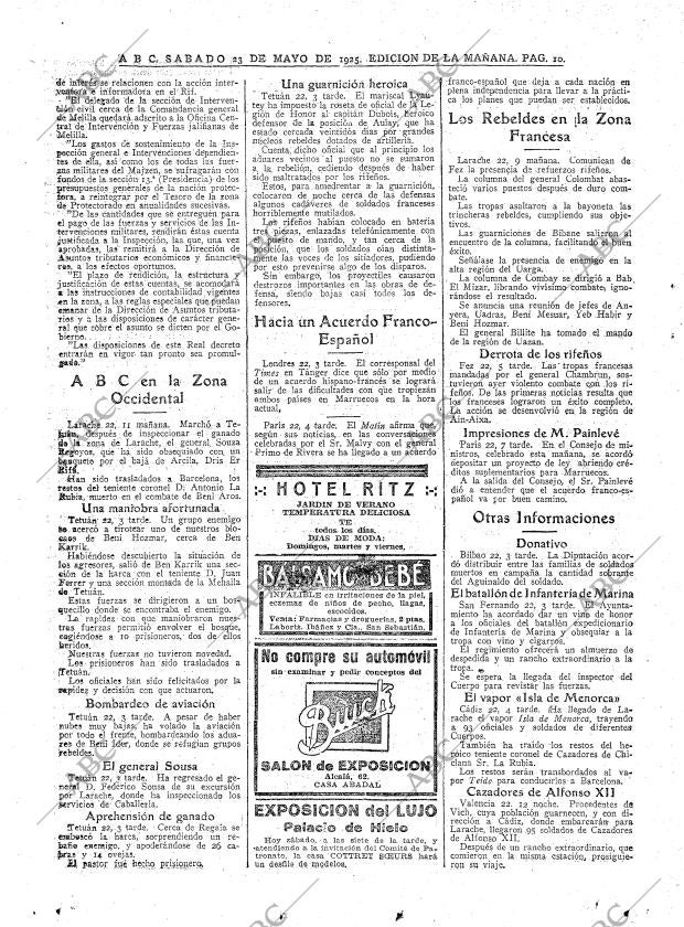 ABC MADRID 23-05-1925 página 10