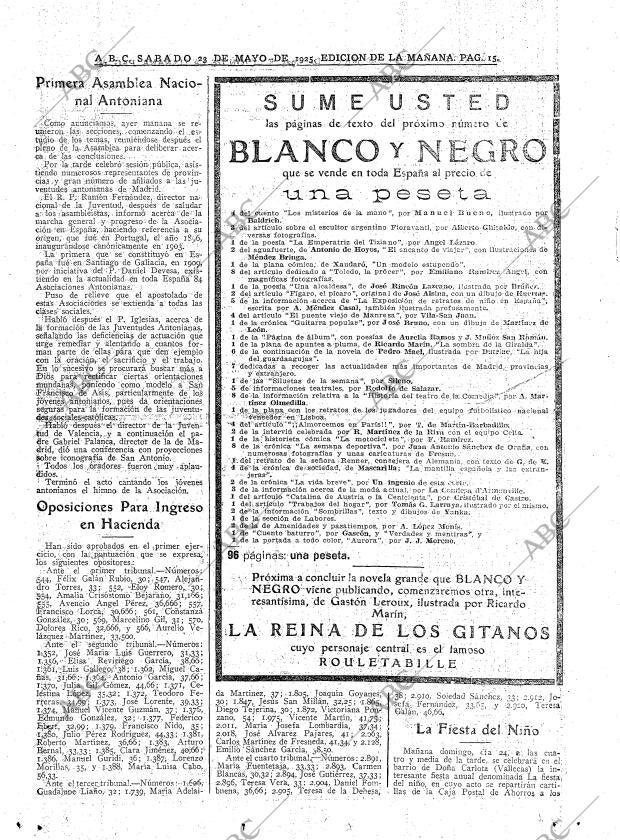 ABC MADRID 23-05-1925 página 15