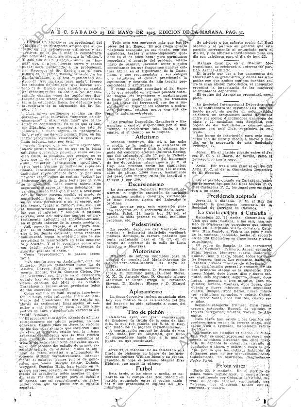 ABC MADRID 23-05-1925 página 31
