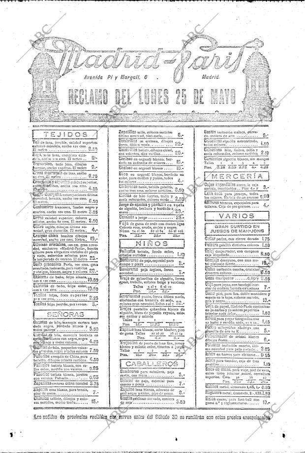 ABC MADRID 24-05-1925 página 30