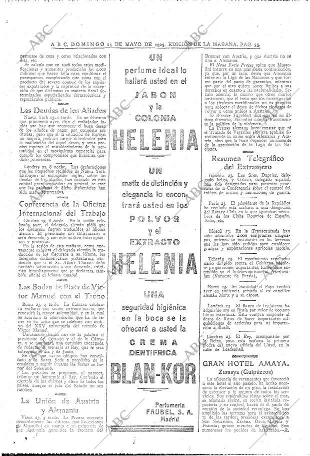 ABC MADRID 24-05-1925 página 35