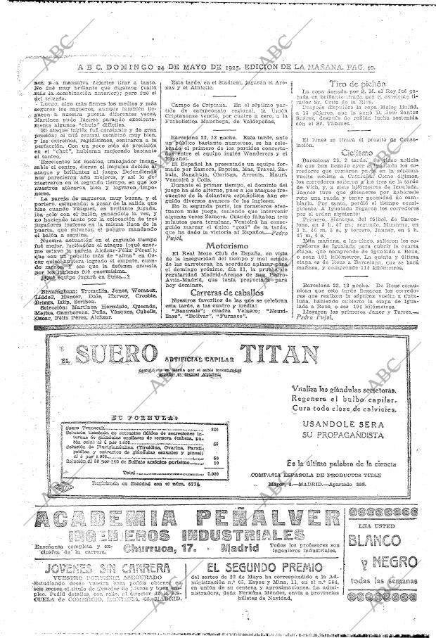 ABC MADRID 24-05-1925 página 40