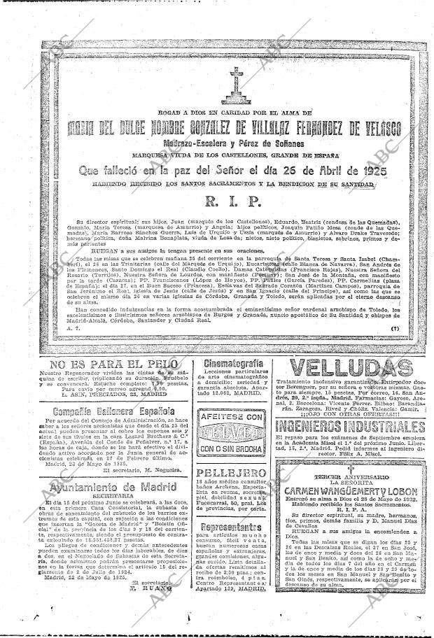 ABC MADRID 24-05-1925 página 45