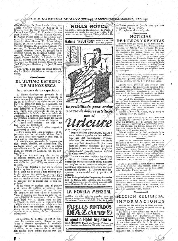 ABC MADRID 26-05-1925 página 24