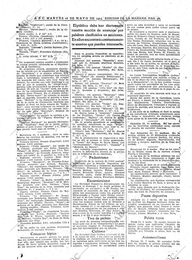 ABC MADRID 26-05-1925 página 38