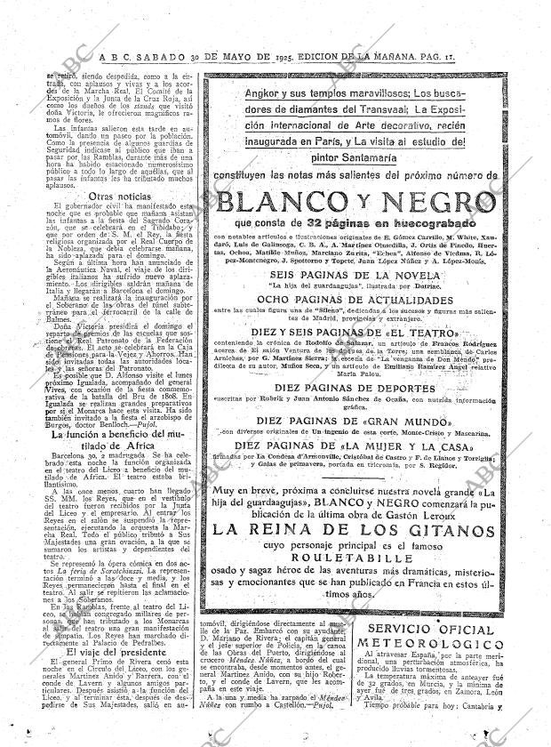 ABC MADRID 30-05-1925 página 11