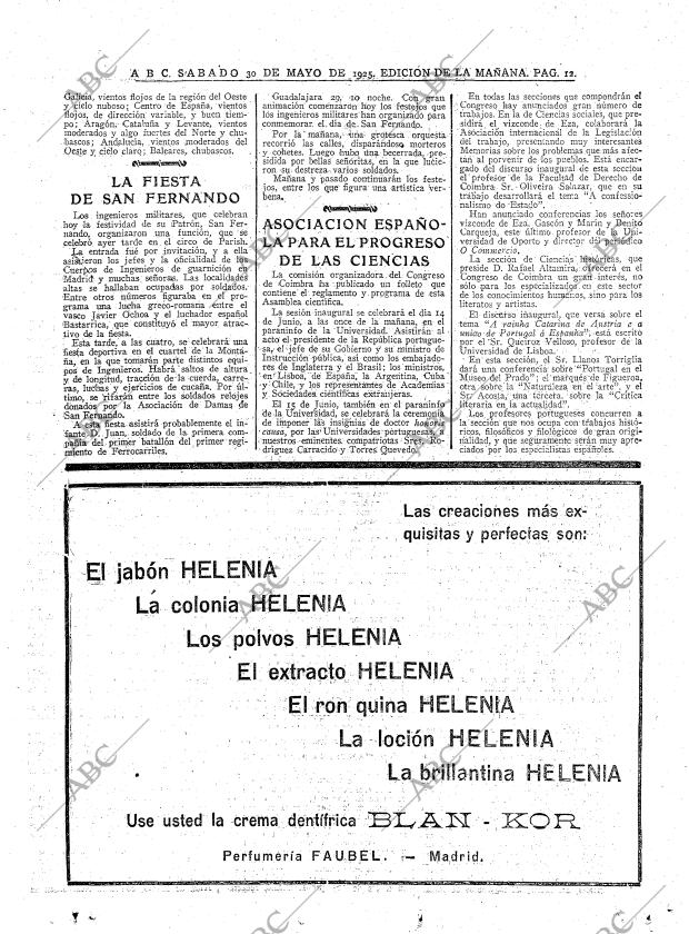 ABC MADRID 30-05-1925 página 12