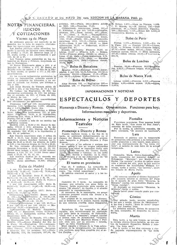 ABC MADRID 30-05-1925 página 31