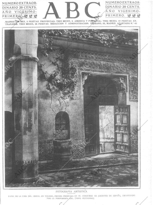 ABC MADRID 31-05-1925 página 1