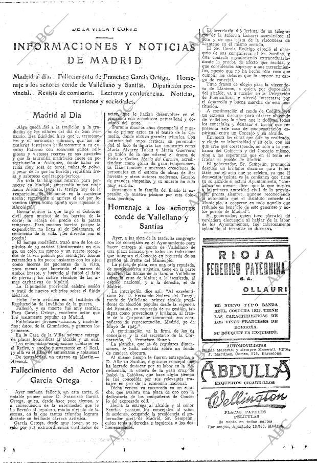 ABC MADRID 31-05-1925 página 27