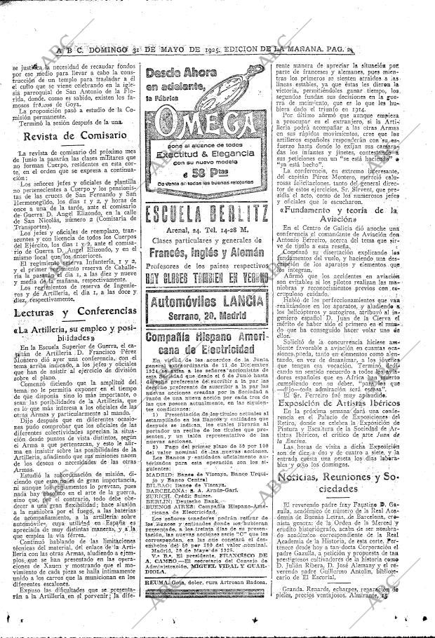 ABC MADRID 31-05-1925 página 29