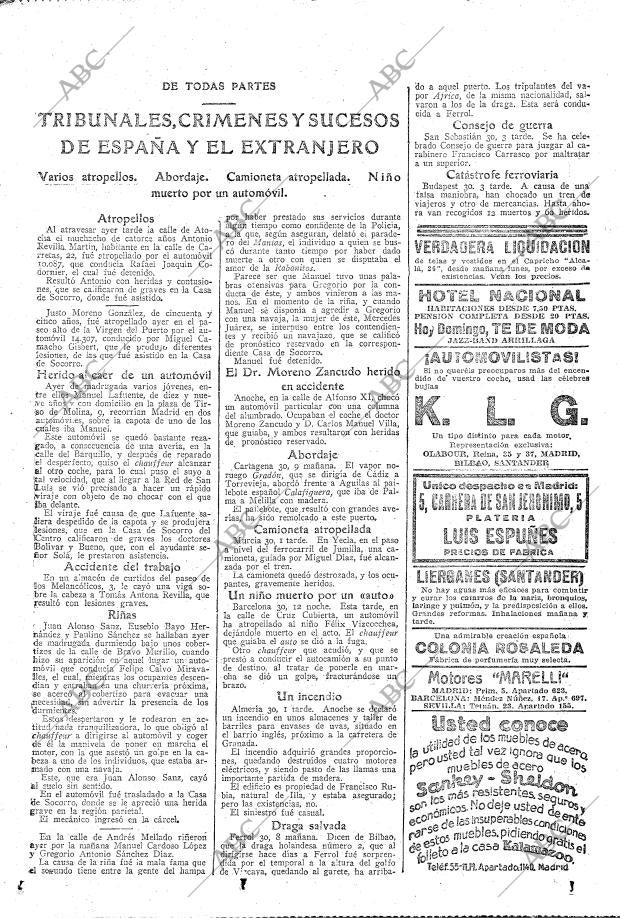 ABC MADRID 31-05-1925 página 31
