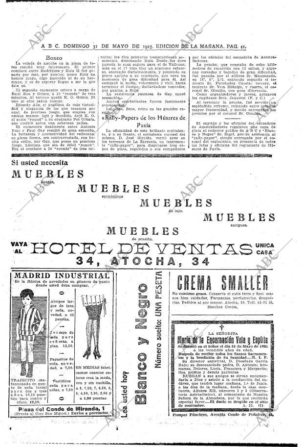 ABC MADRID 31-05-1925 página 41