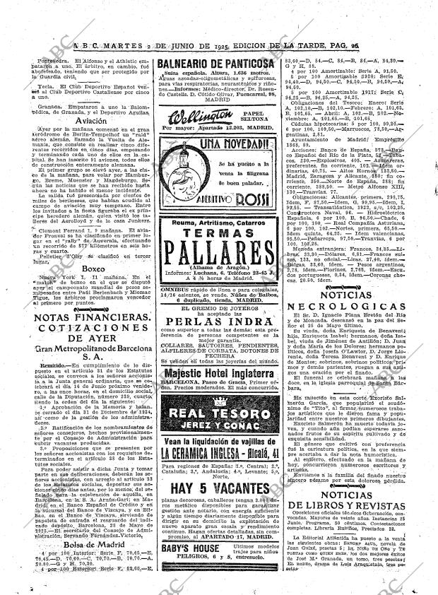 ABC MADRID 02-06-1925 página 26